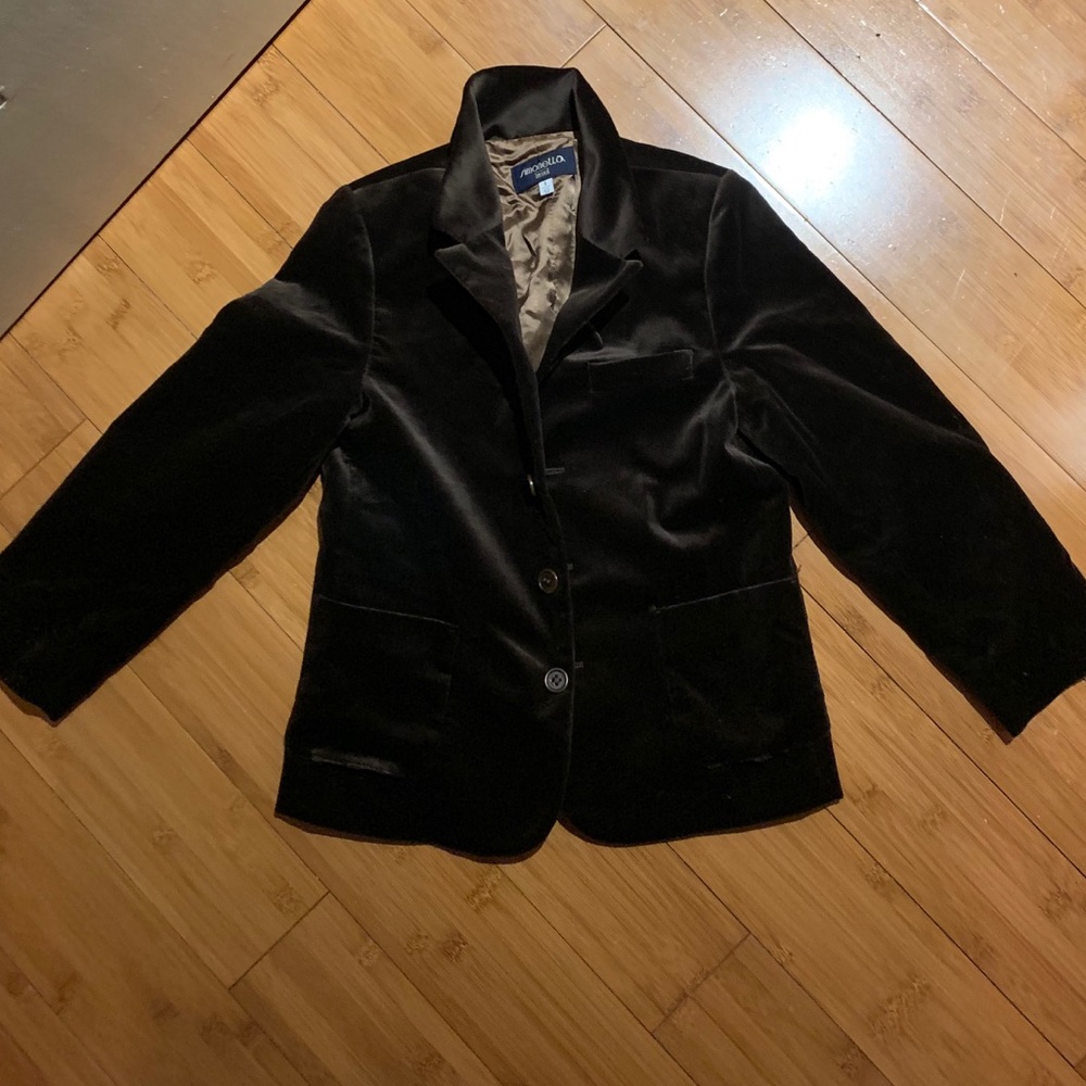 Boy Italian velvet blazer